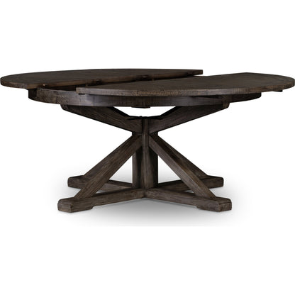 Cintra Extension Dining Table by Four Hands in black olive. Made from solid mixed reclaimed wood in a cottage & farmhouse style.