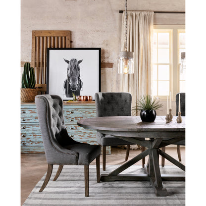 Cintra Extension Dining Table by Four Hands. Made from solid mixed reclaimed wood in a cottage & farmhouse style.