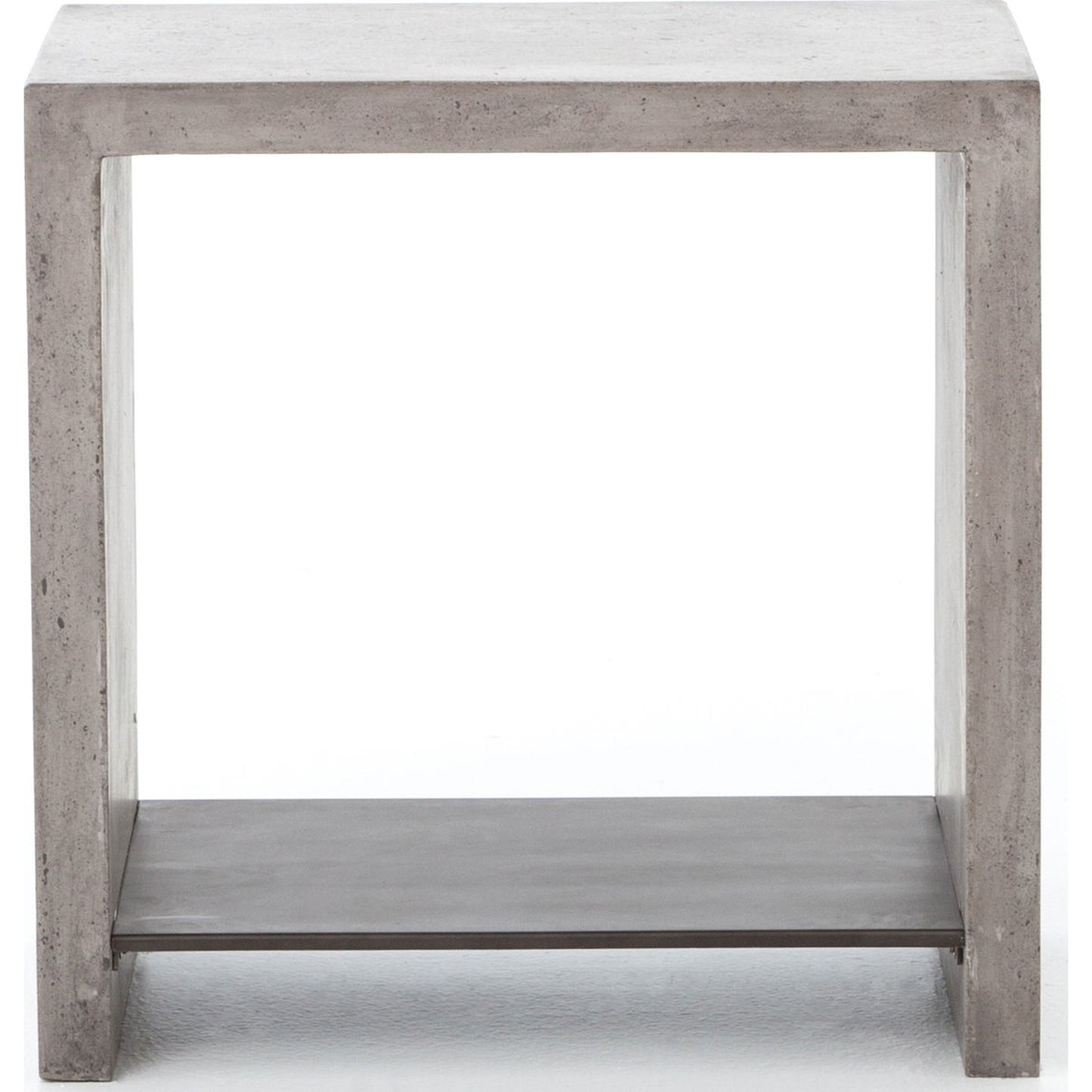 003 S-279357 | Additional Silo | Hugo End Table by Four Hands. Made from concrete, iron in a modern style.