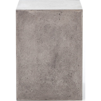 Hugo End Table by Four Hands. Made from concrete, iron in a modern style.