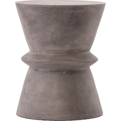 Lina End Table by Four Hands. Made from concrete in a modern style.