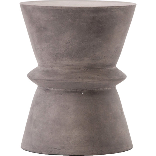Lina End Table by Four Hands. Made from concrete in a modern style.