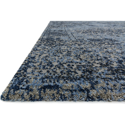 Viera VR-06 Rug by Loloi in light blue, gray. Made from unique in a transitional style.