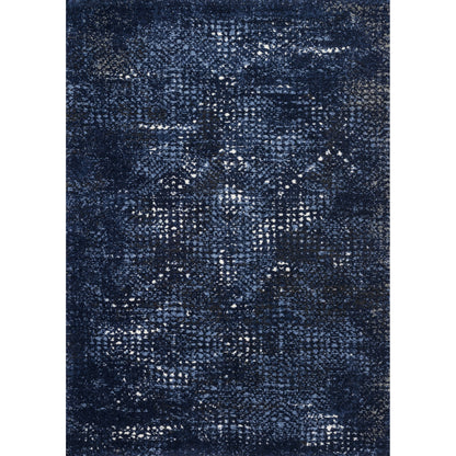 Viera VR-08 Rug by Loloi in dark blue, light blue. Made from unique in a modern style.
