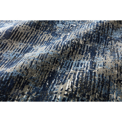 Viera VR-09 Rug by Loloi in dark blue, gray. Made from unique in a modern style.