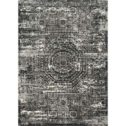 Viera VR-11 Rug by Loloi in graphite, black. Made from unique in a modern style.