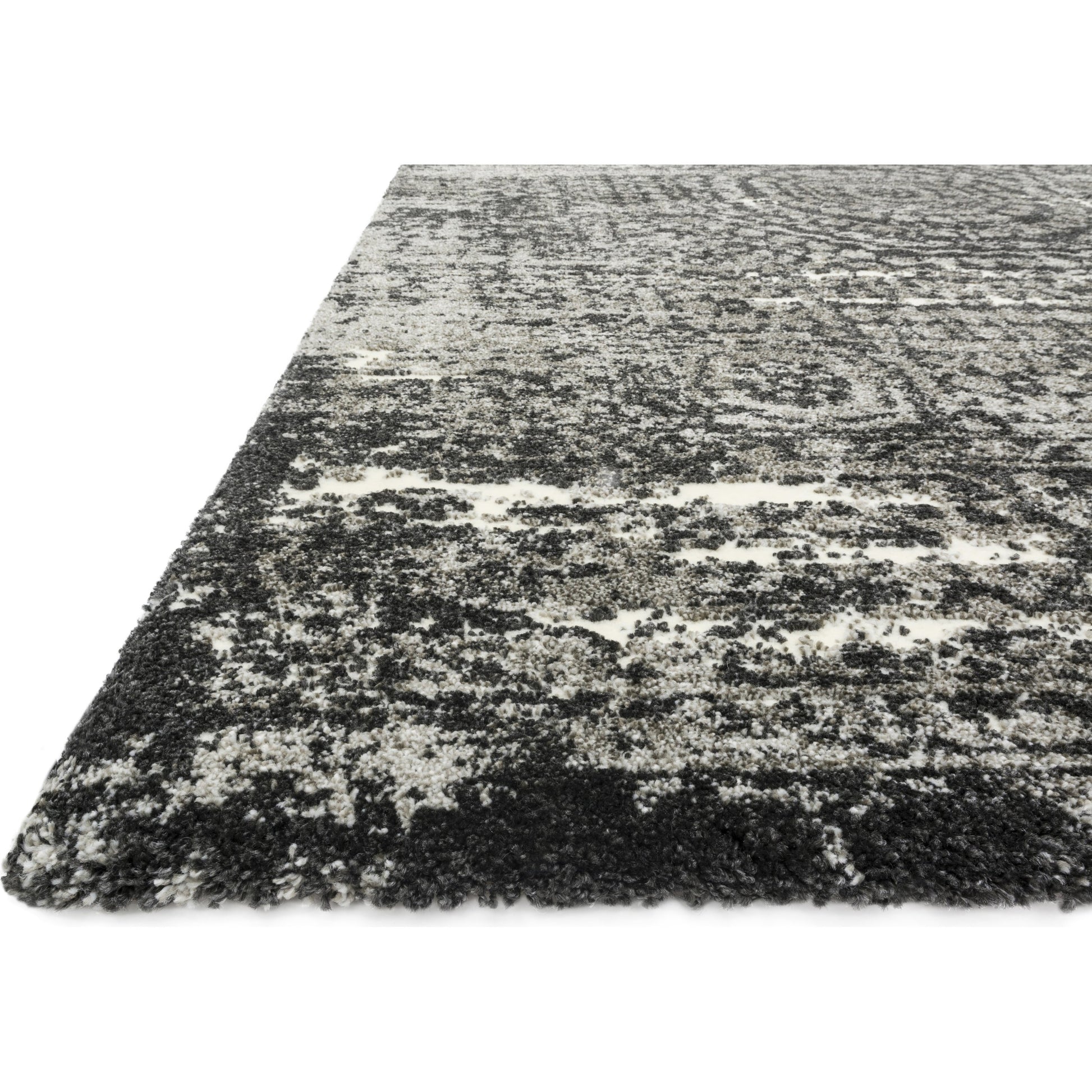 Viera VR-11 Rug by Loloi in graphite, black. Made from unique in a modern style.