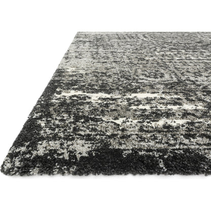 Viera VR-11 Rug by Loloi in graphite, black. Made from unique in a modern style.