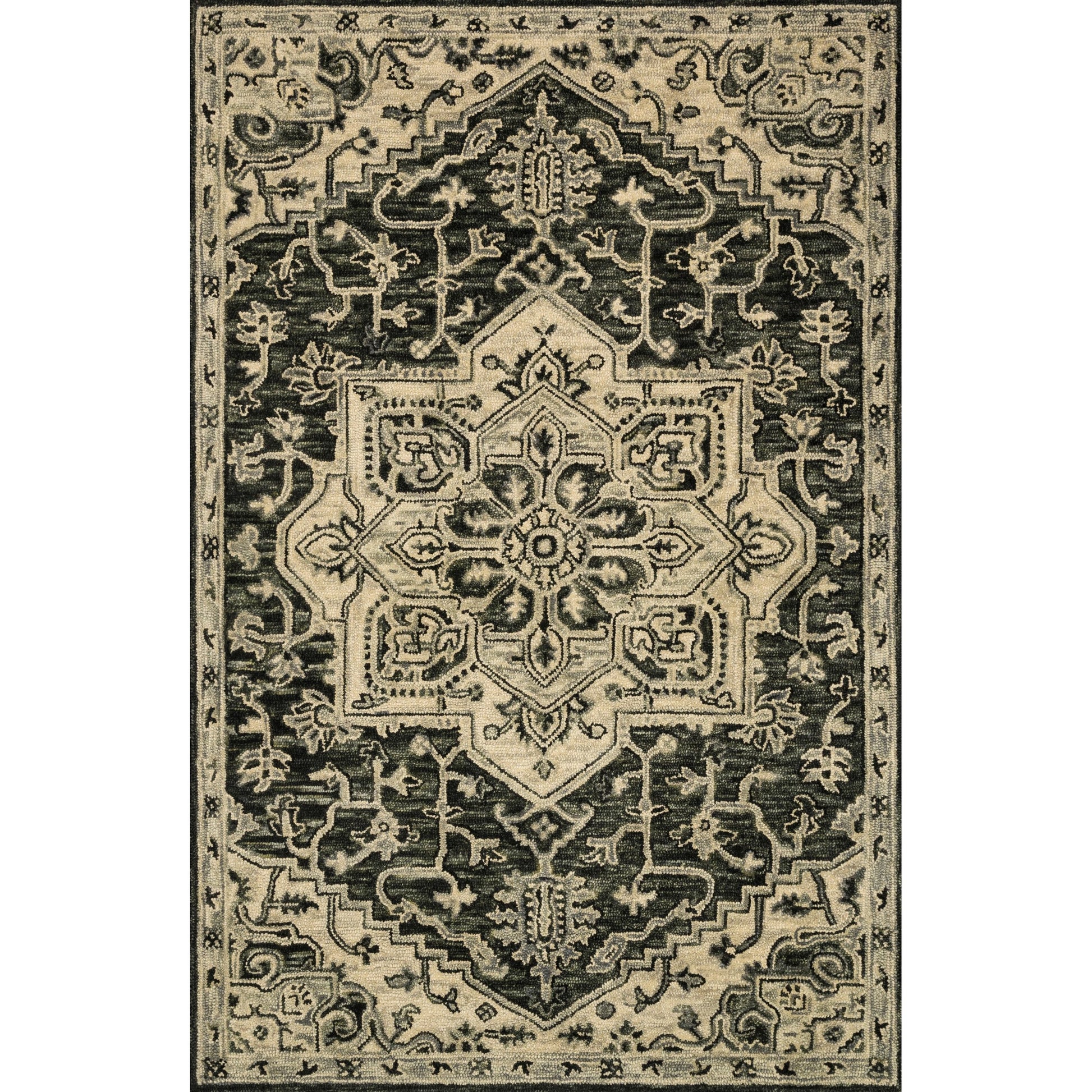 Victoria VK-15 Rug by Loloi. Made from 100% wool in a traditional style.