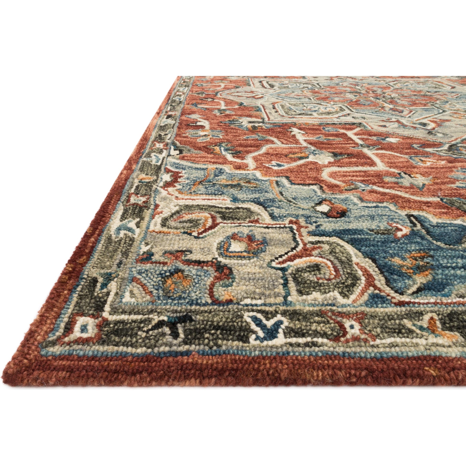 Victoria VK-15 Rug by Loloi. Made from 100% wool in a traditional style.