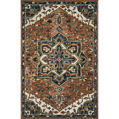Victoria VK-15 Rug by Loloi. Made from 100% wool in a traditional style.