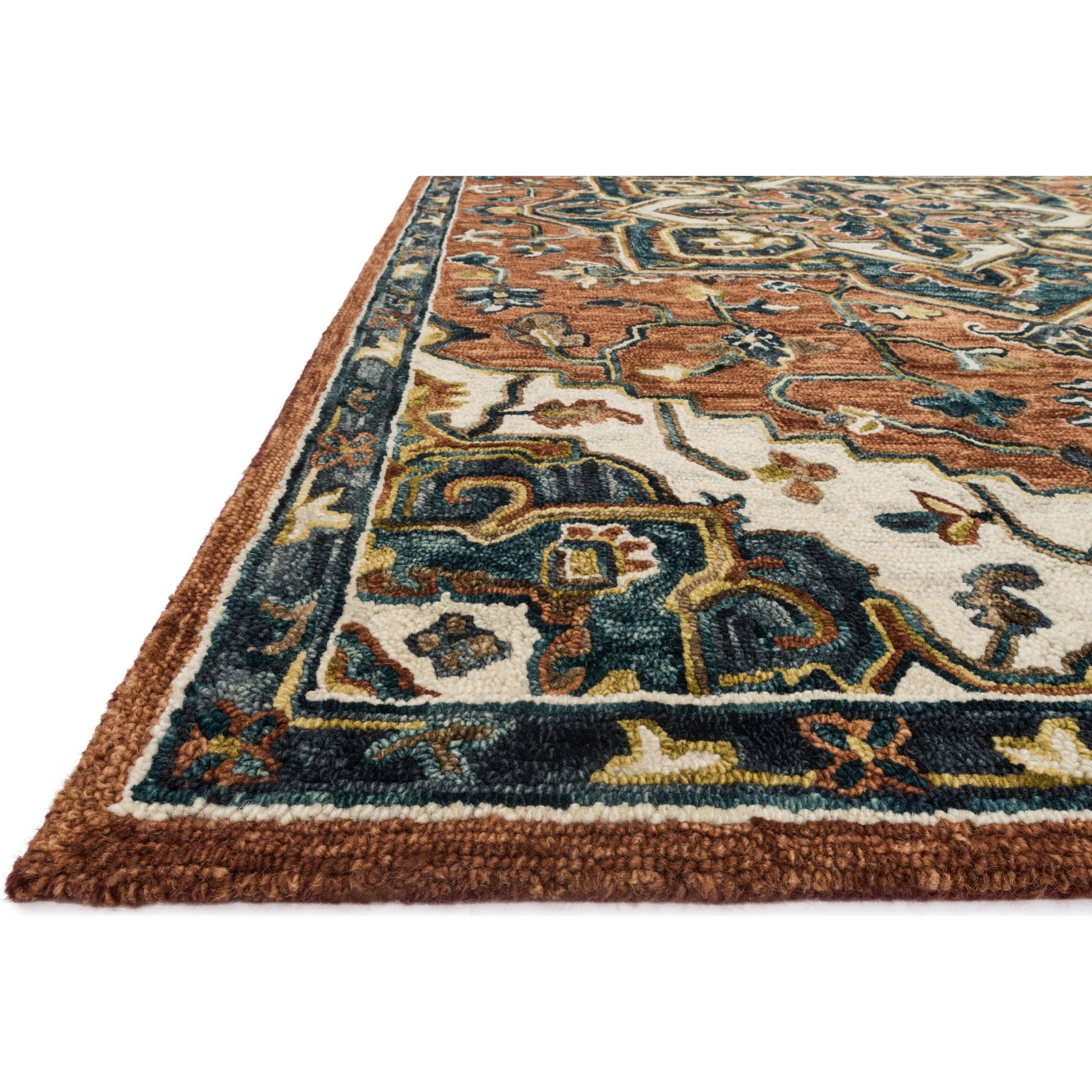 Victoria VK-15 Rug by Loloi. Made from 100% wool in a traditional style.