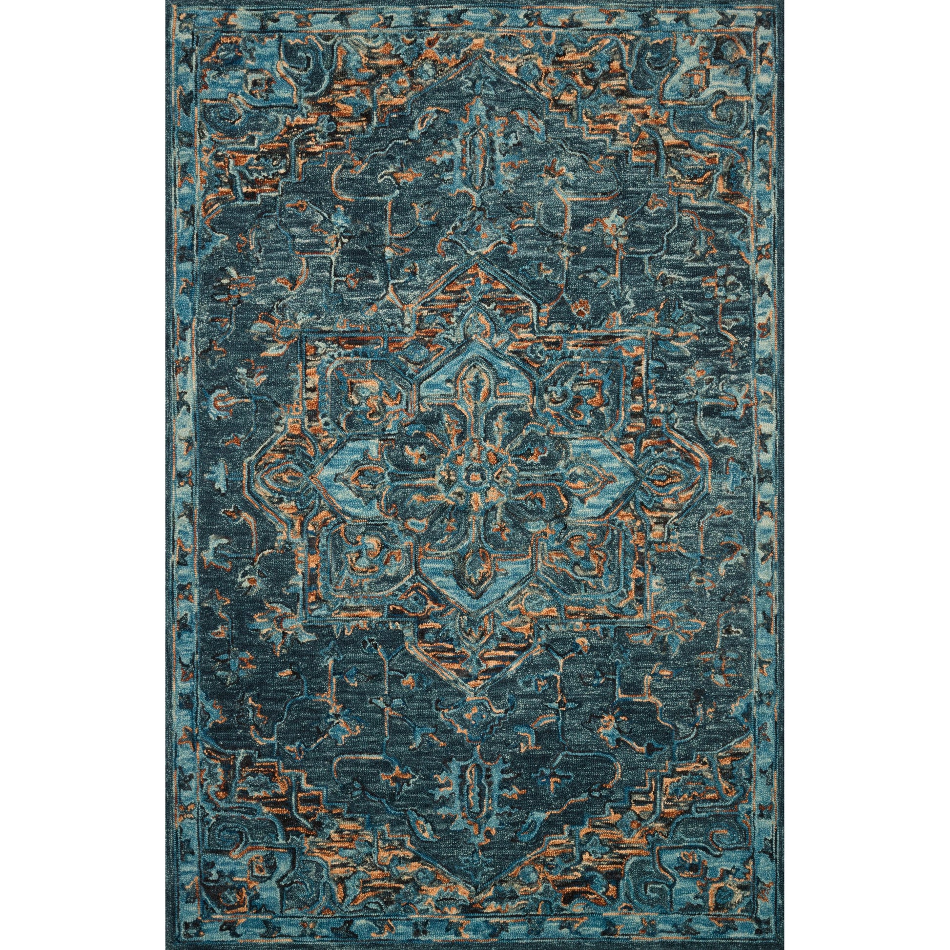 Victoria VK-15 Rug by Loloi. Made from 100% wool in a traditional style.