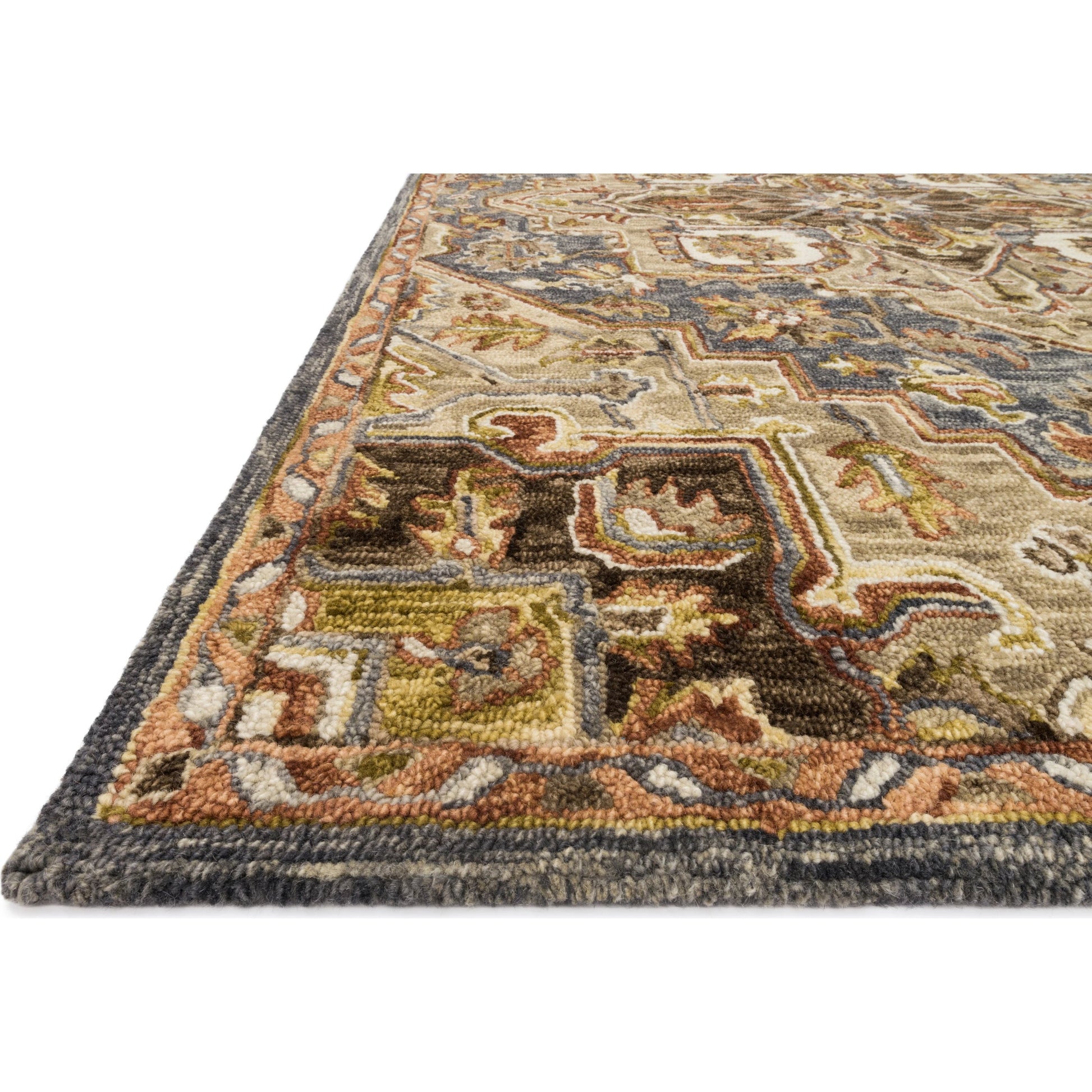 Victoria VK-16 Rug by Loloi. Made from 100% wool in a traditional style.