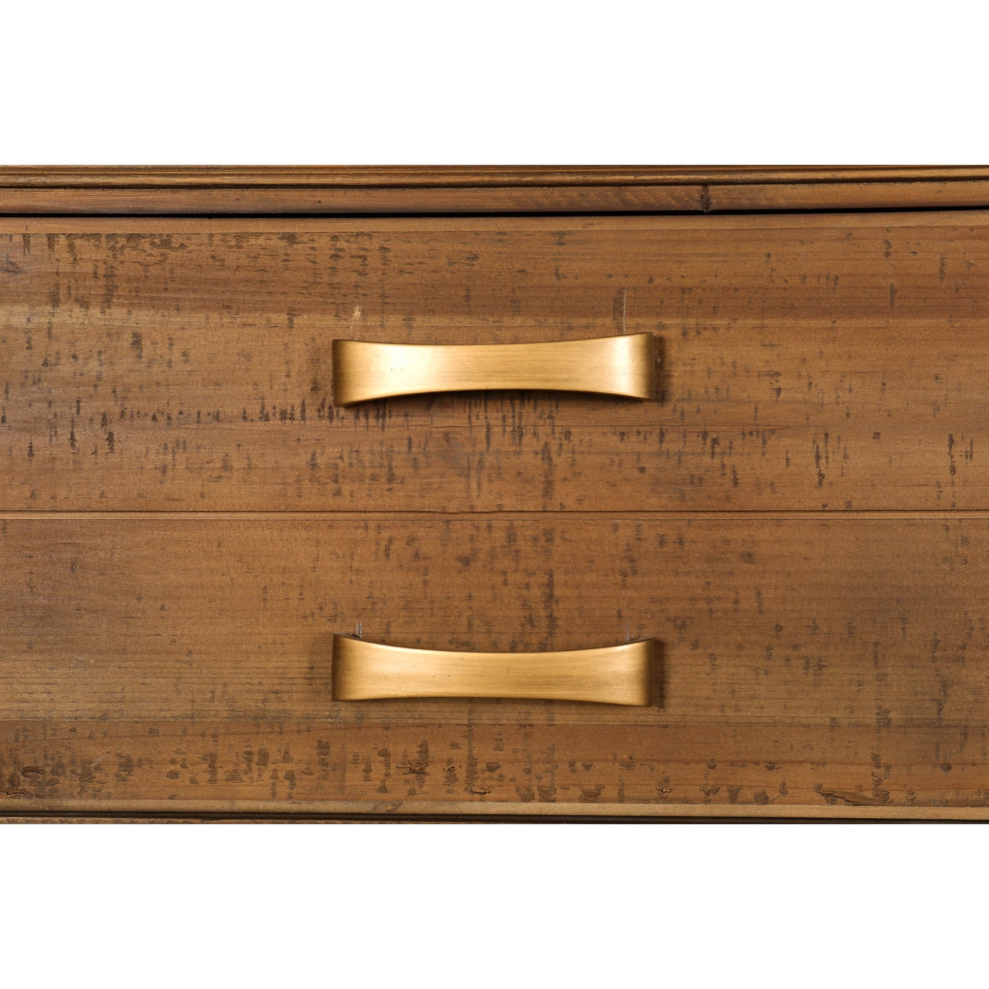 Aristocrat Console Table by Moe's Home Collection in natural and honey brown. Made from reclaimed fir wood, metal in a modern style.