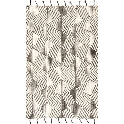 Vera by Nikki Chu VNK01 Rug by Jaipur Living in ivory, gray. Made from 100% wool in a unique style.
