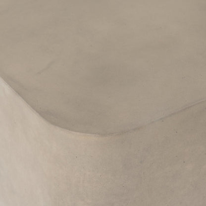 Ivan End Table by Four Hands in grey concrete and gray. Made from concrete in a cottage & farmhouse style.