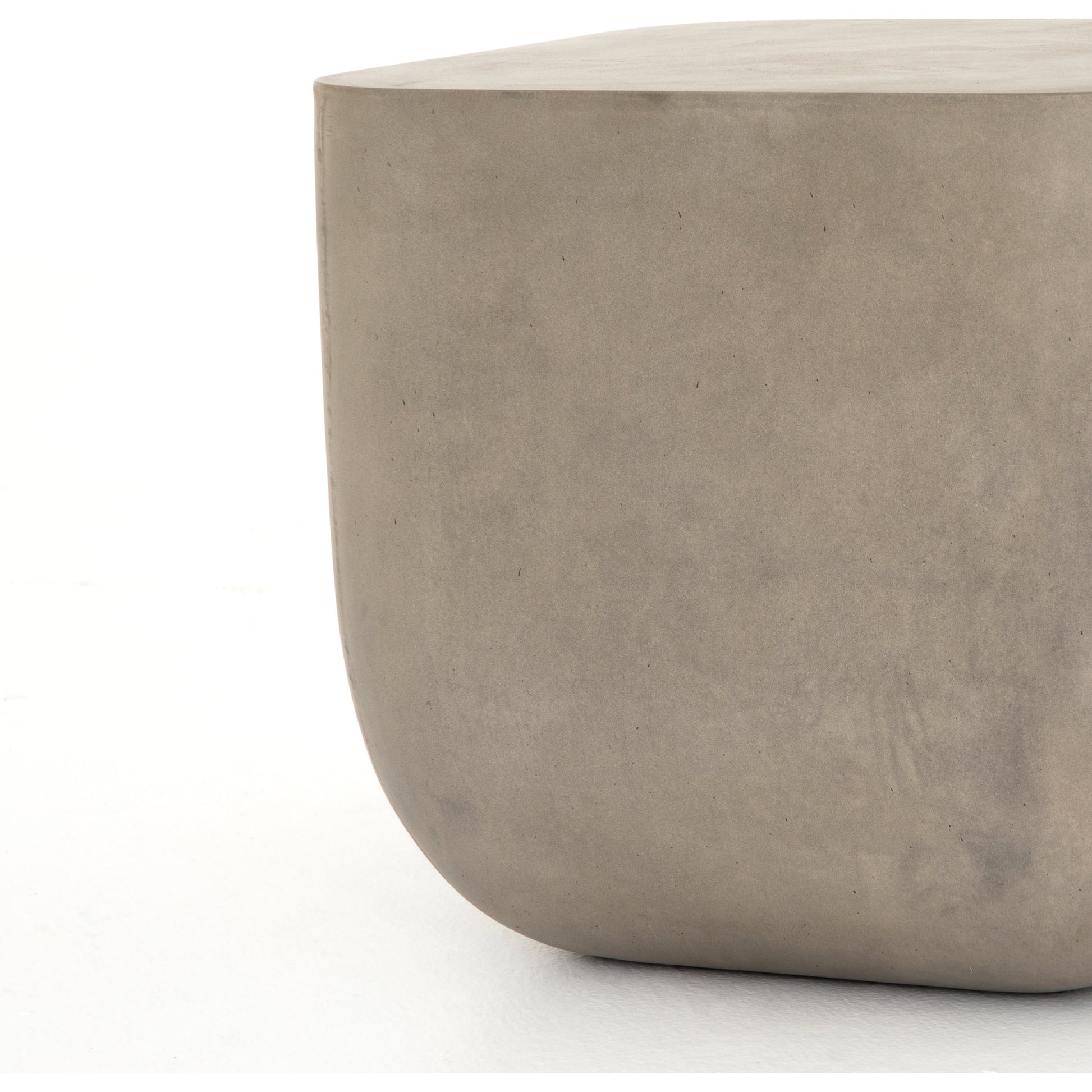 Ivan End Table by Four Hands in grey concrete and gray. Made from concrete in a cottage & farmhouse style.