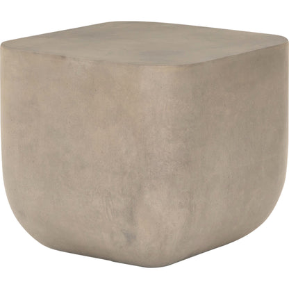 Ivan End Table by Four Hands in grey concrete and gray. Made from concrete in a cottage & farmhouse style.