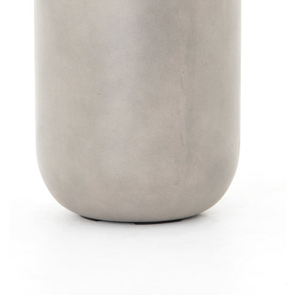 Ivan Round Planter by Four Hands in grey concrete. Made from concrete in a cottage & farmhouse style.