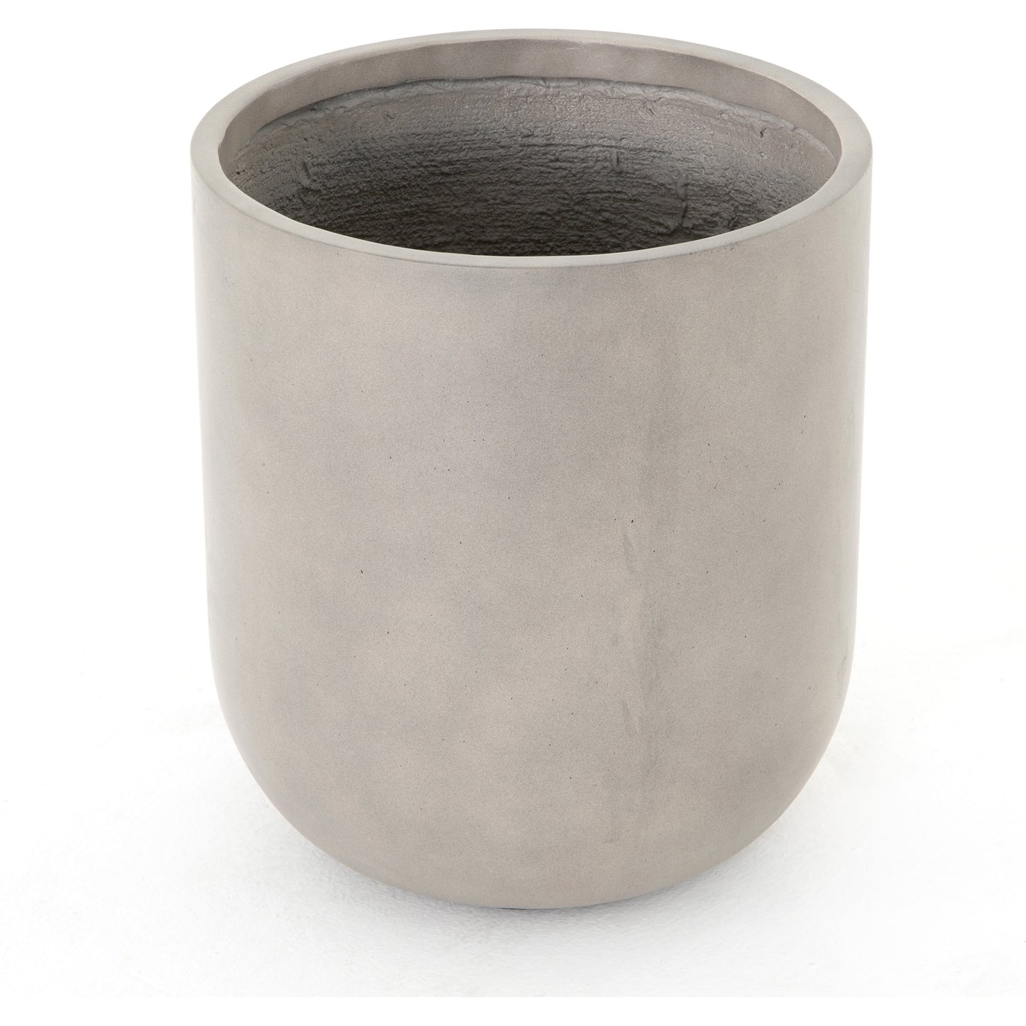 005 SR-809904 | Additional Silo | Ivan Round Planter by Four Hands in grey concrete. Made from concrete in a cottage & farmhouse style.