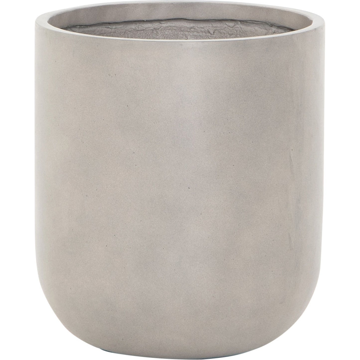 002 SR-809904 | Additional Silo | Ivan Round Planter by Four Hands in grey concrete. Made from concrete in a cottage & farmhouse style.