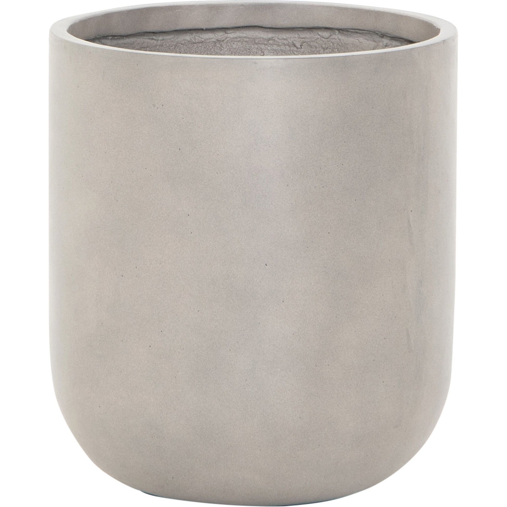 Ivan Round Planter by Four Hands in grey concrete. Made from concrete in a cottage & farmhouse style.