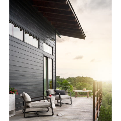 Ivan Round Planter by Four Hands in grey concrete. Made from concrete in a cottage & farmhouse style.