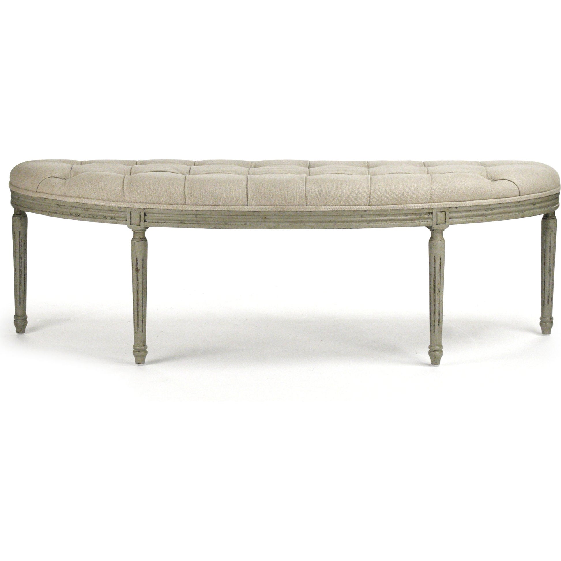 Louis Curve Bench by Zentique. Made from unique in a traditional style.