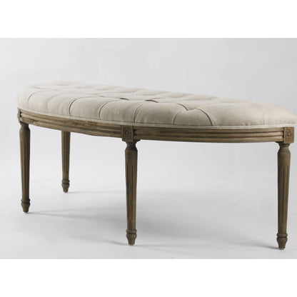 Louis Curve Bench by Zentique. Made from unique in a traditional style.