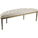 Louis Curve Bench by Zentique. Made from unique in a traditional style.