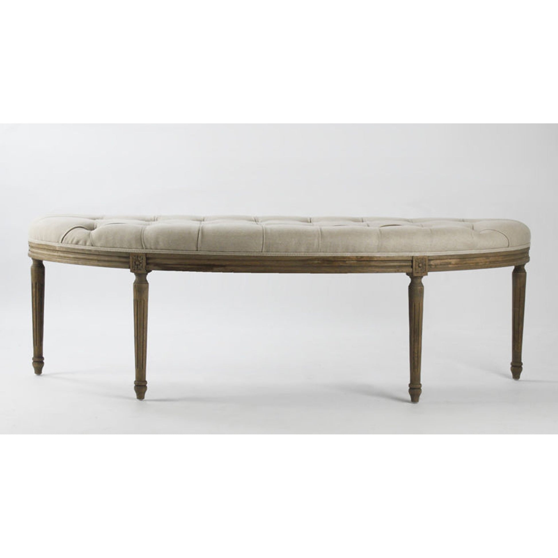 Louis Curve Bench by Zentique. Made from unique in a traditional style.