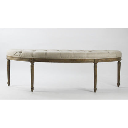 Louis Curve Bench by Zentique. Made from unique in a traditional style.
