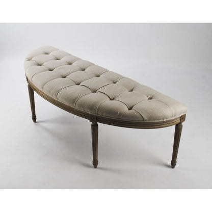 Louis Curve Bench by Zentique. Made from unique in a traditional style.