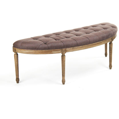 Louis Curve Bench by Zentique. Made from unique in a traditional style.