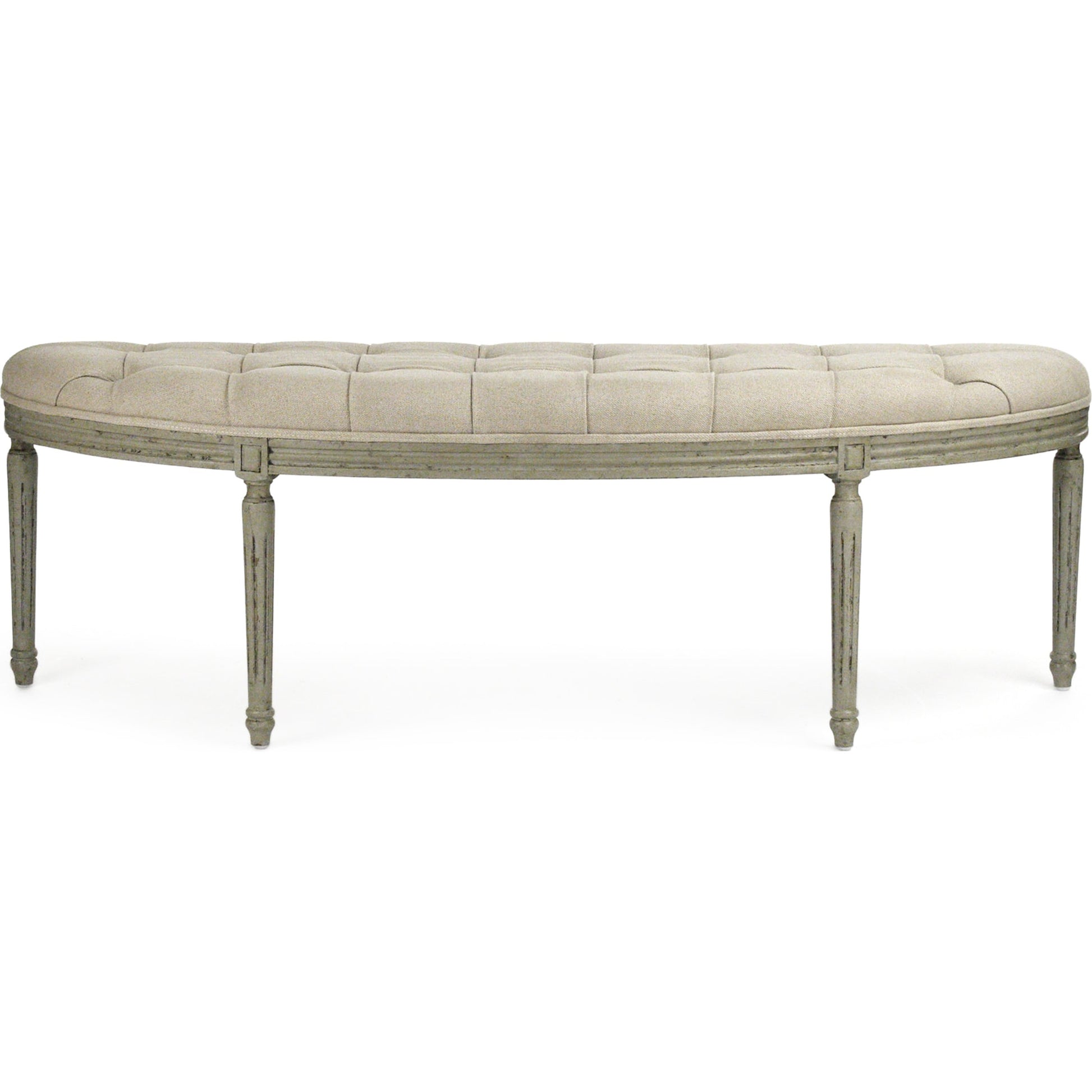 Louis Curve Bench by Zentique. Made from unique in a traditional style.