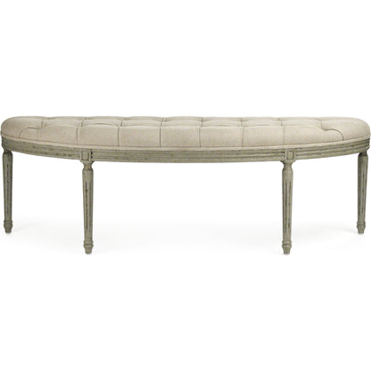 Louis Curve Bench by Zentique. Made from unique in a traditional style.