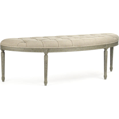 Louis Curve Bench by Zentique. Made from unique in a traditional style.