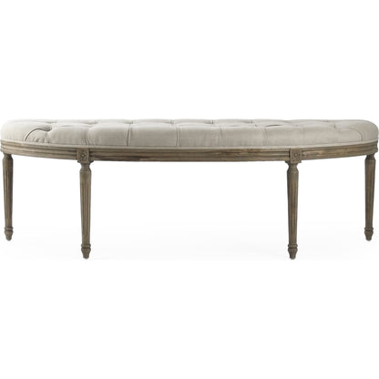Louis Curve Bench by Zentique. Made from unique in a traditional style.