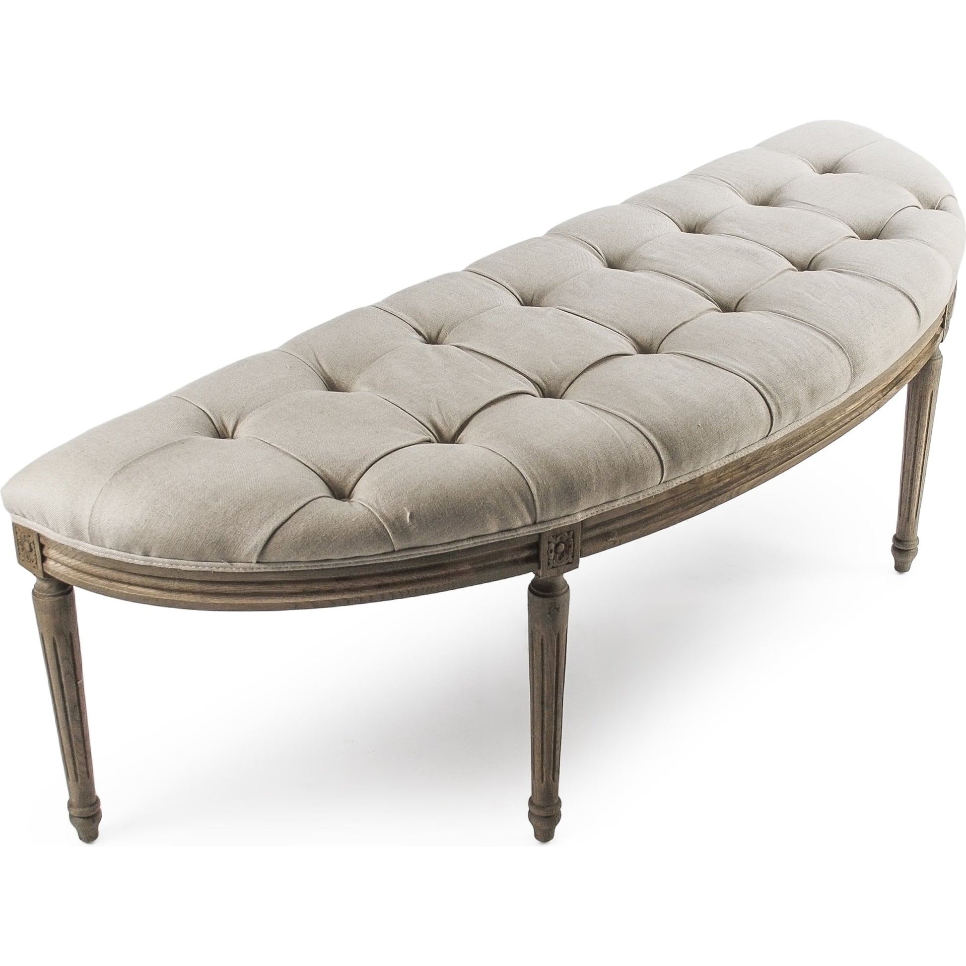 Louis Curve Bench by Zentique. Made from unique in a traditional style.
