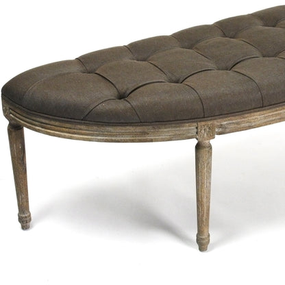 Louis Curve Bench by Zentique. Made from unique in a traditional style.