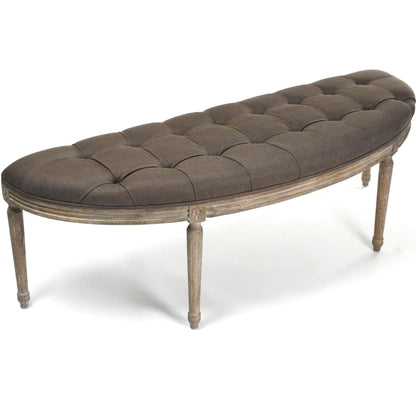 Louis Curve Bench by Zentique. Made from unique in a traditional style.