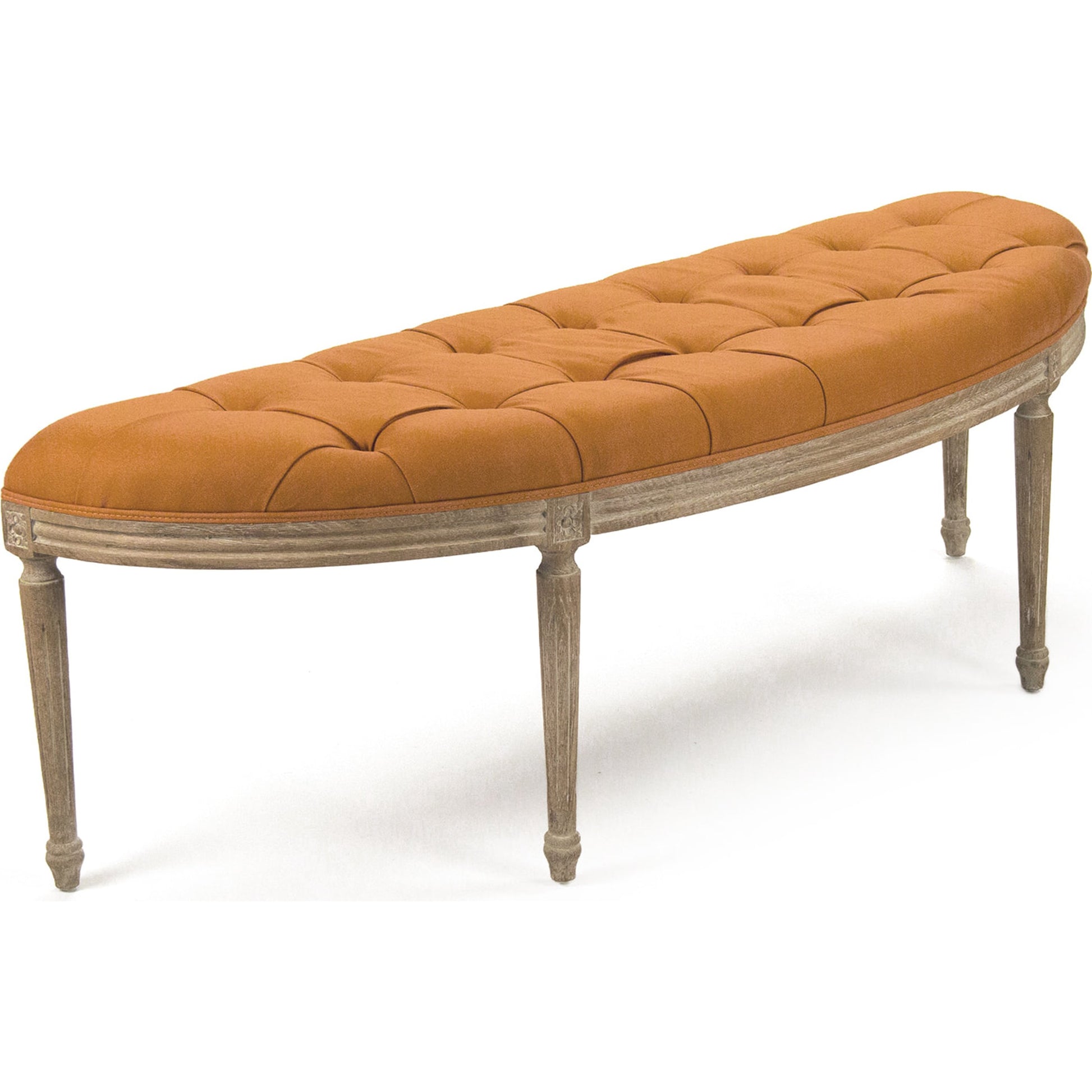 Louis Curve Bench by Zentique. Made from unique in a traditional style.