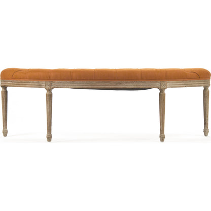 Louis Curve Bench by Zentique. Made from unique in a traditional style.