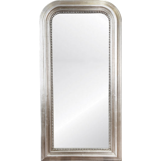 Waverly Floor Mirror by Worlds Away. Made from hardwood solids, glass in a transitional style.