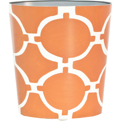 Acadia Modern Wastebasket by Worlds Away. Made from metal in a transitional style.