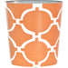Acadia Modern Wastebasket by Worlds Away. Made from metal in a transitional style.