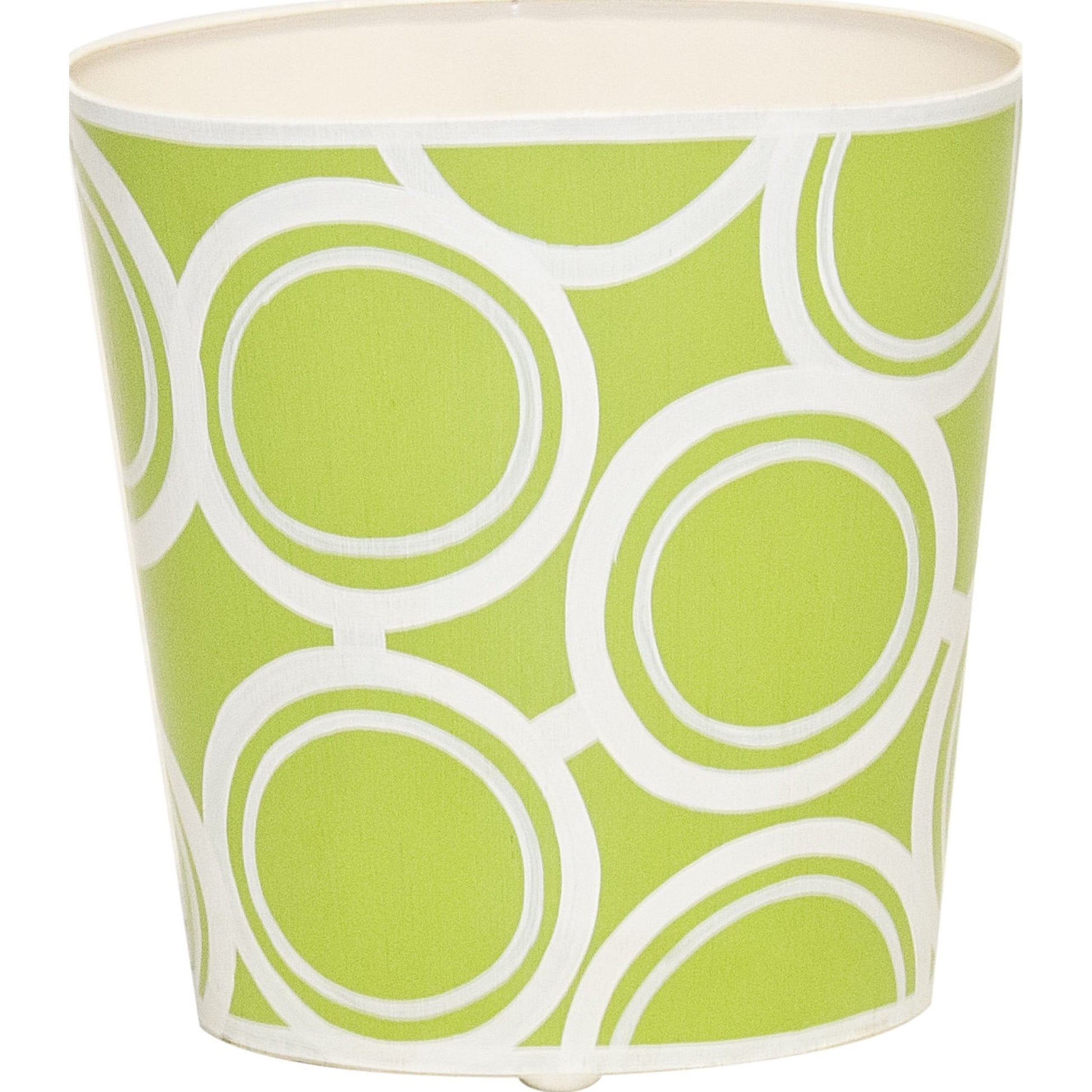 Bubble Wastebasket by Worlds Away. Made from metal in a modern style.