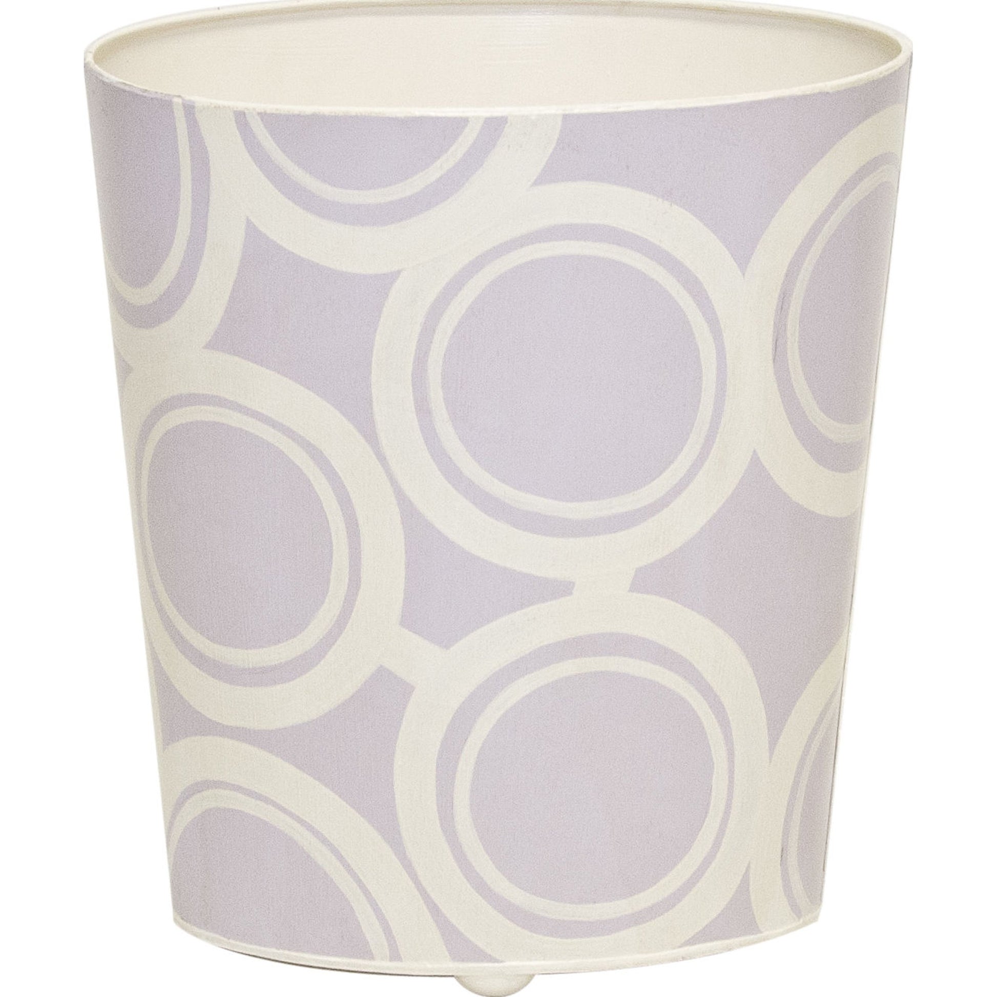 Bubble Wastebasket by Worlds Away. Made from metal in a modern style.