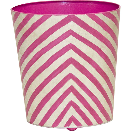 Zebra Wastebasket by Worlds Away. Made from metal in a eclectic & global style.